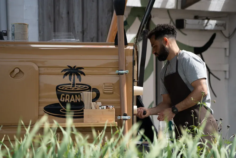 GRANŌ kaffevogn til et bryllup